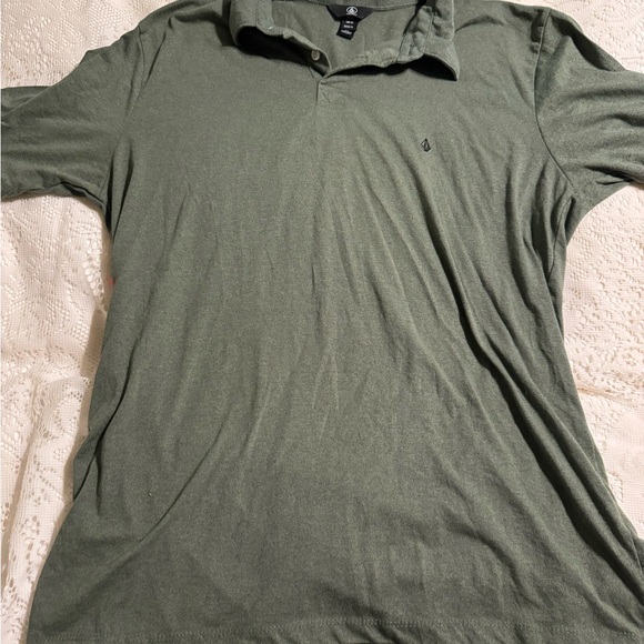 Volcom men’s XL Olive Green Polo - Picture 2 of 2